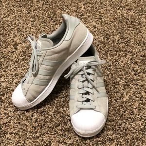 adidas Superstar Women’s Grey Suede